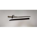 1890s French rifle Bayonet.