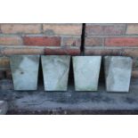 Collection of eight tapered composition corbels.