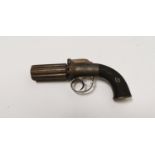 Early 19th C. Pepper box pistol.