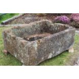 Large 19th C. stone trough.