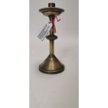 Boer War brass candlestick.