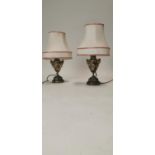 Pair of early 20th. C. lamps.