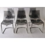 Set of six 1970's Italian chairs.