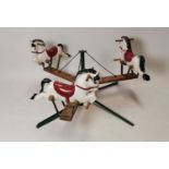 Rare Mid-Century childs Merry Go Round.