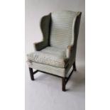 Georgian wing backed chair.