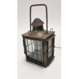 19th C. brass lantern.