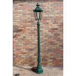 Cast aluminium street light.