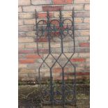 Piece of decorative metal railing.