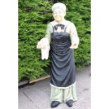 Life size figurine of Lady.