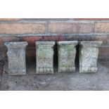 Set of four composition corbels.