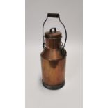 19th C. copper milk can.