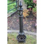 Cast iron free standing water tap.