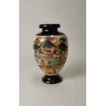 19th C. hand painted Oriental vase.