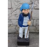 Wooden figure of Sailor.