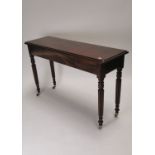 Georgian mahogany side table.