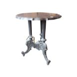 Rare decorative bronze centre table.