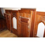 Collection of 19th C. carved oak panelling.