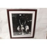 Framed Muhammad Ali signed photo.