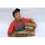 Stanley resin advertising figure.