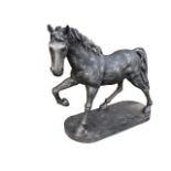 Exceptional quality cast iron model of a horse.