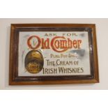 Ask For Old Comber Pure Pot Still The Cream Of Irish Whiskies embossed advertising sign .