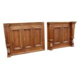 Oak panelled divider.