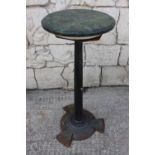 Cast iron garden table.