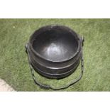 Cast iron pot.