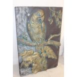 Resin wall plaque depicting a Parrot.