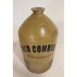 Early 20th C. Delvin & Sons Cookstown whiskey flagon.