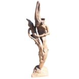 Decorative driftwood figure.