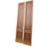 Pair of 19th C. pine panels.