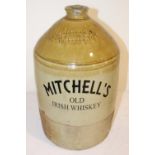 Early 20th C. McAllister & Sons of Ballymena whiskey flagon.
