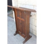 19th C. oak lectern.