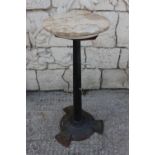 Cast iron garden table.