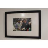 Tiger Woods and Darren Clarke framed picture.