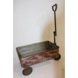1950's tin plate child's cart.