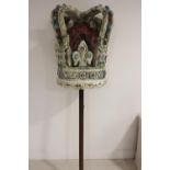 Novelty over sized fibre glass crown.