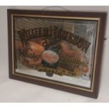 William Jameson Whiskey Distilleries Dublin pictorial advertising mirror.