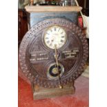 The 'Dey' Time Register Howard Bros clock in clock out clock.