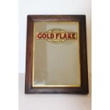 Will's Gold Flake Cigarettes advertising mirror.