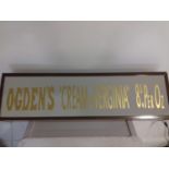 Double sided Ogden's advertising mirror.