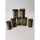 Collection of early 20th C. advertising tins.