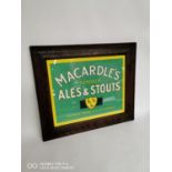 McArdle's of Dundalk Ales and Stouts framed advertising print.