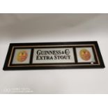 Guinness & Co Extra Stout advertising mirror.