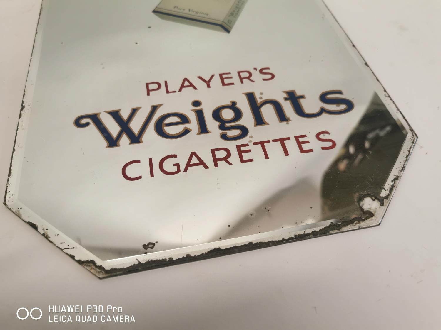 Player's Weights pictorial advertising mirror. - Image 3 of 3