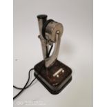 Rare 20th C. chrome and Bakelite telephone.