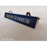 Rare Draught Guinness advertising shelf light