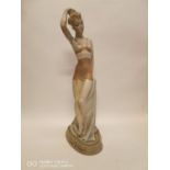 Rare Art Deco rubberoid Court Royal Corsets advertising figure.