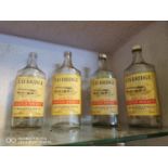 Four 1950's Taybridge Scotch Whiskey bottles .